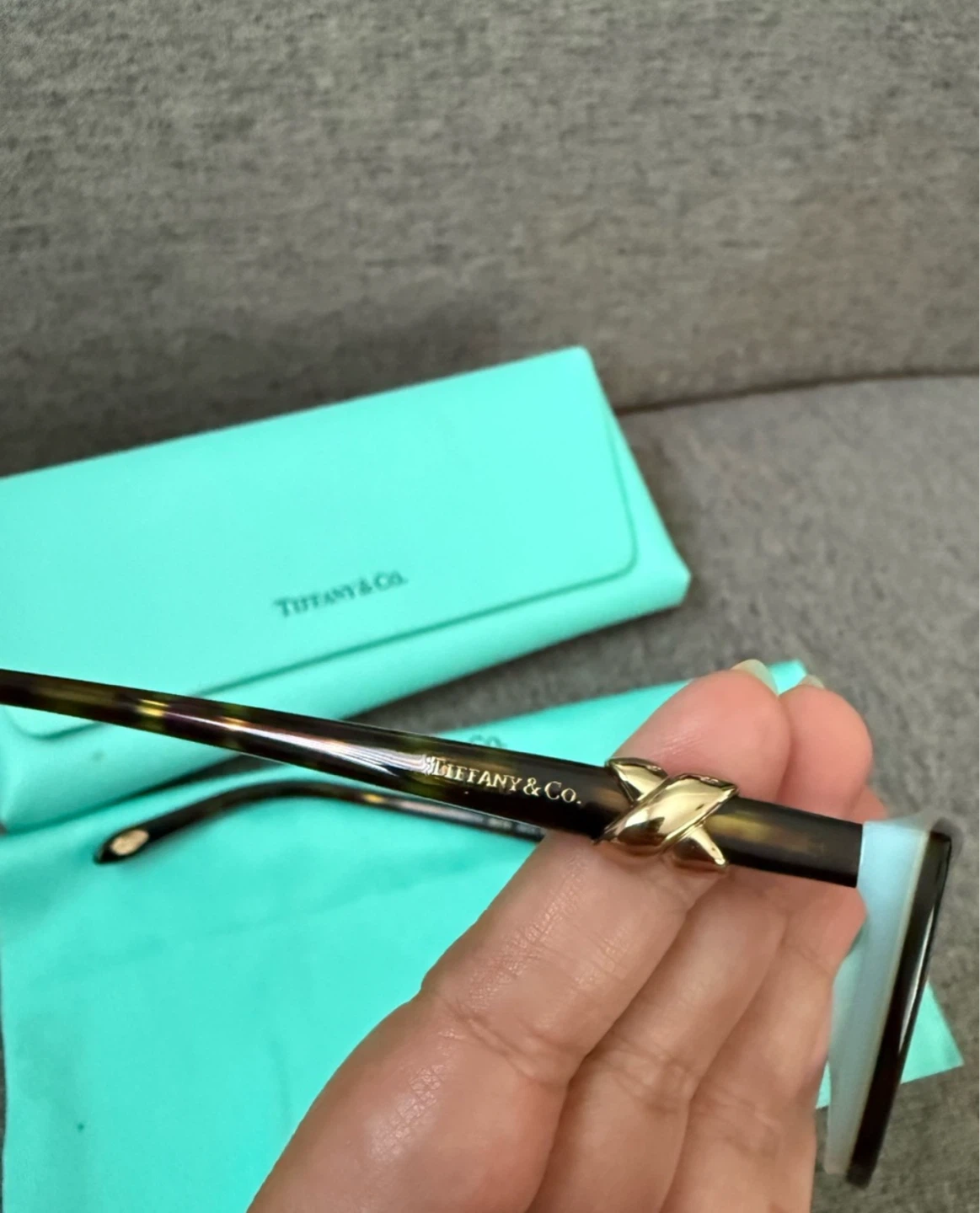 Tiffany & Co. Women's Dark Brown Cat-Eye Glasses - photo 4