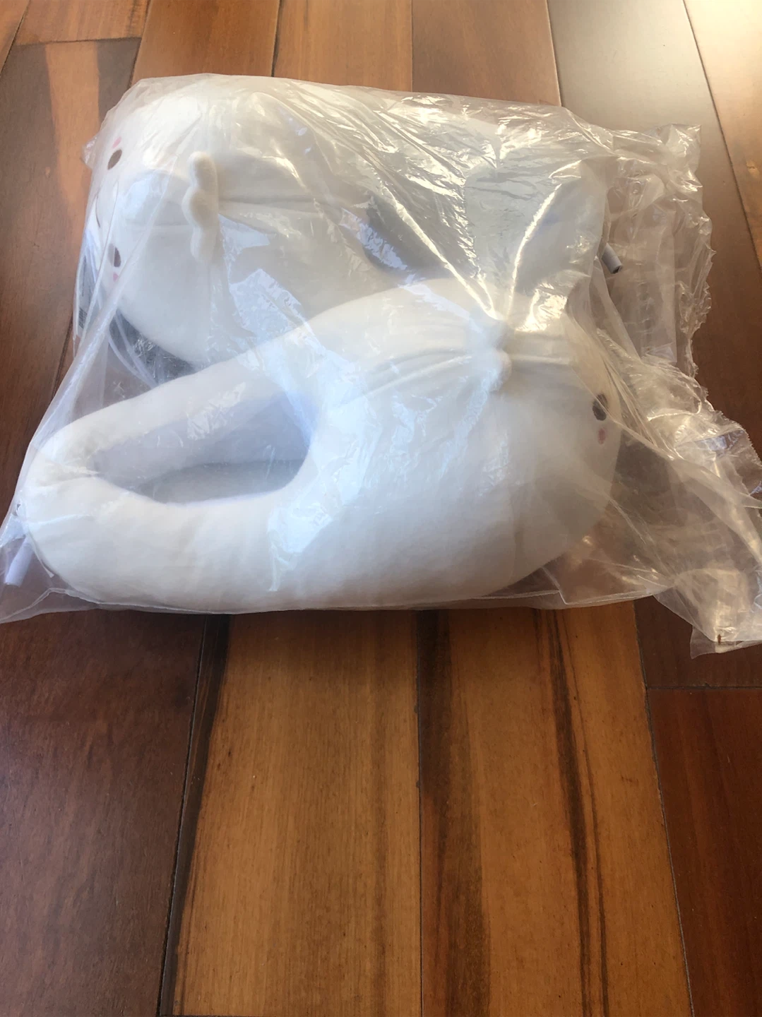USB Heated Plush Slippers - White - photo 4