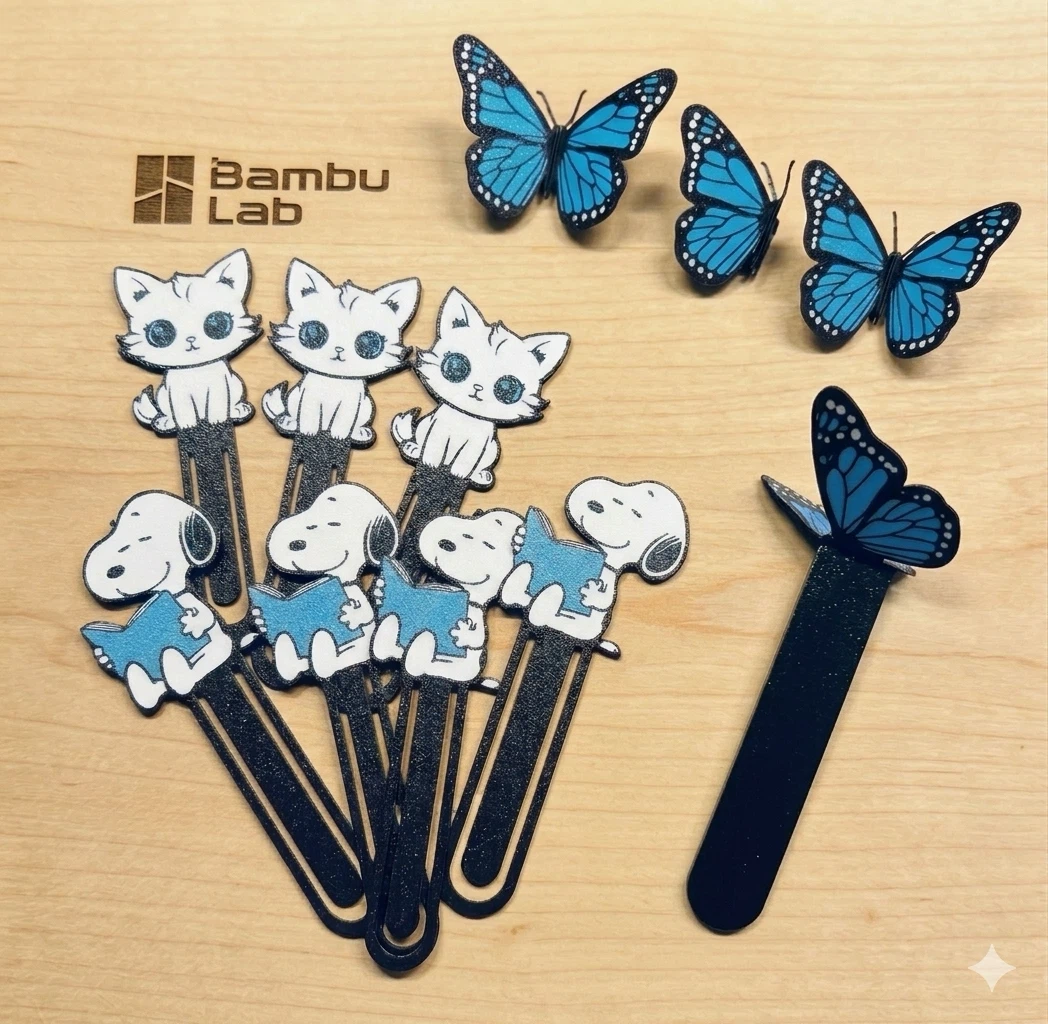 Cute 3D Printed Bookmarks – Custom Designs ✨ - photo 5