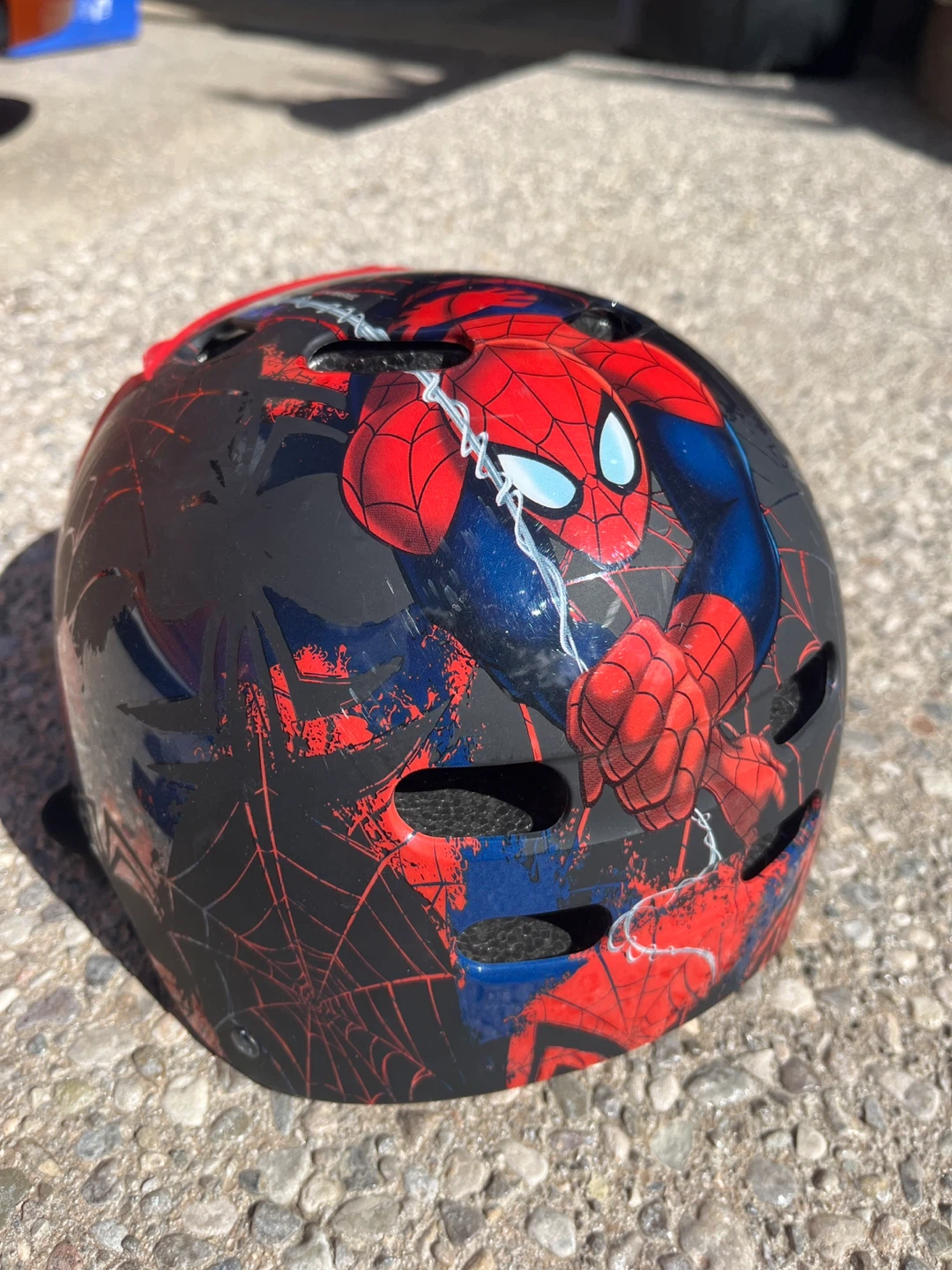 Kids Spider-Man Bike Helmet - photo 2