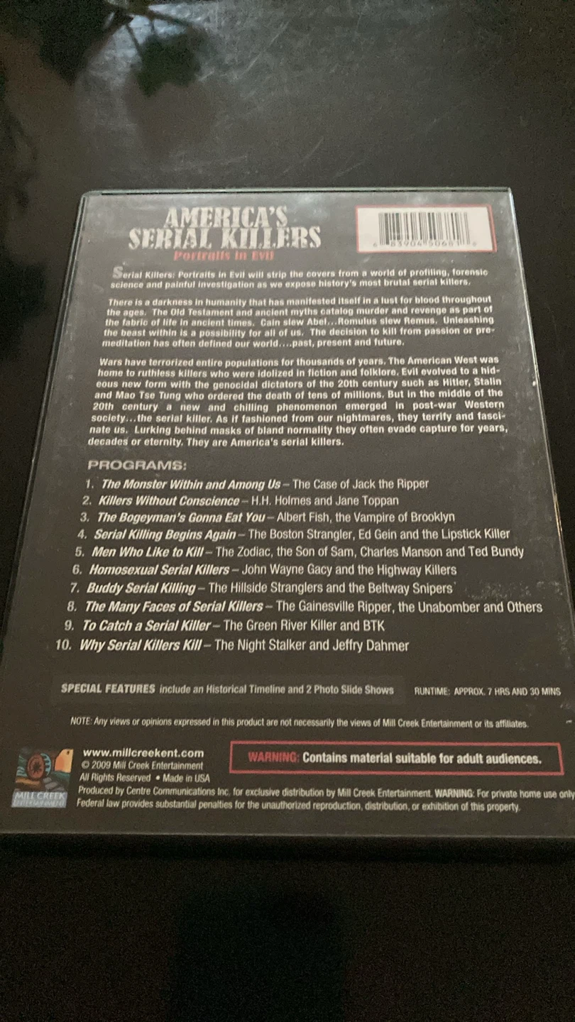 America's Serial Killers: Portraits in Evil DVD - photo 2