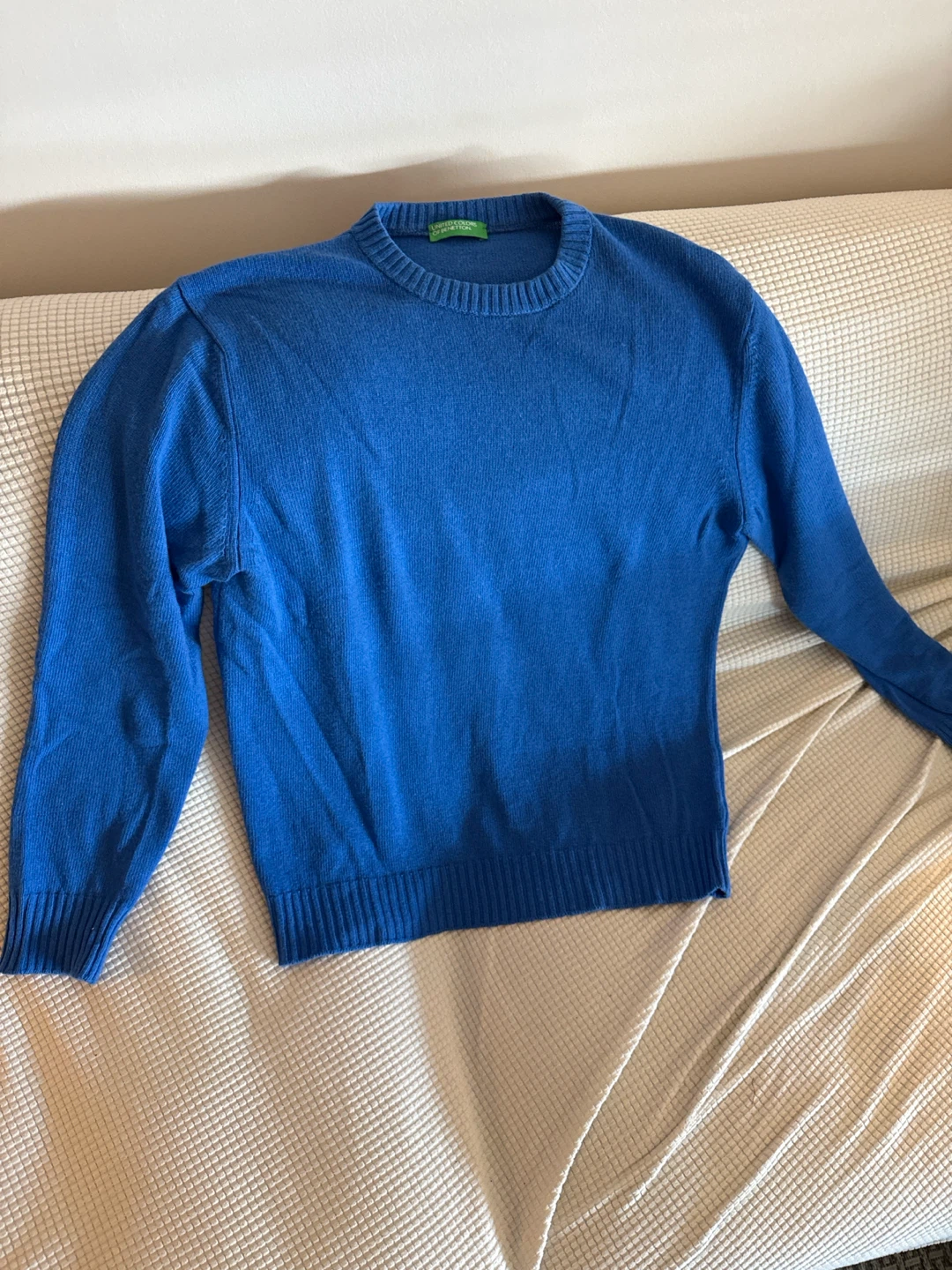 United Colors of Benetton Blue Knit Sweater