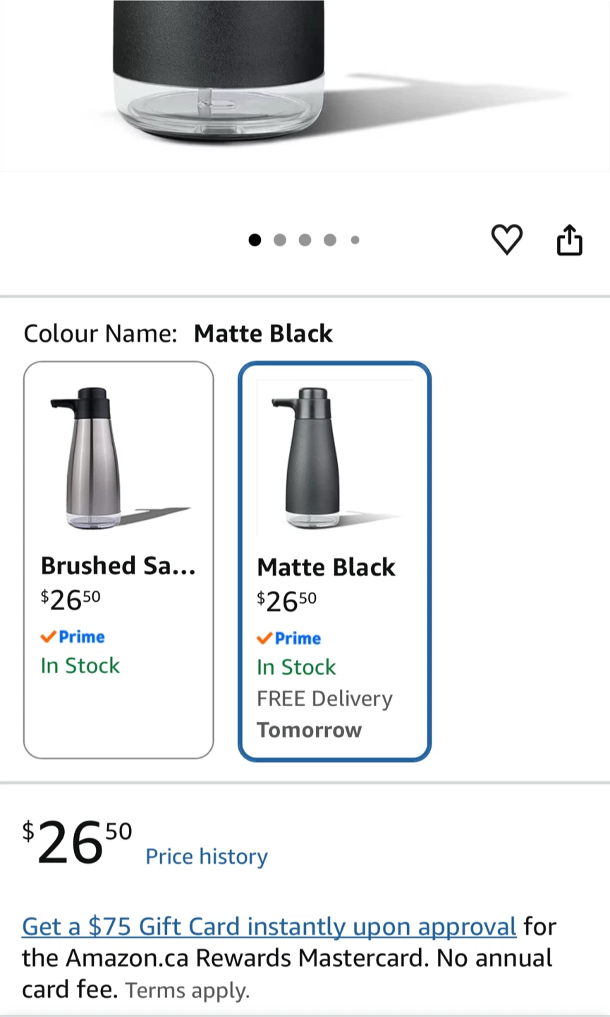AIKE 15oz Matte Black Liquid Soap Dispenser - photo 4