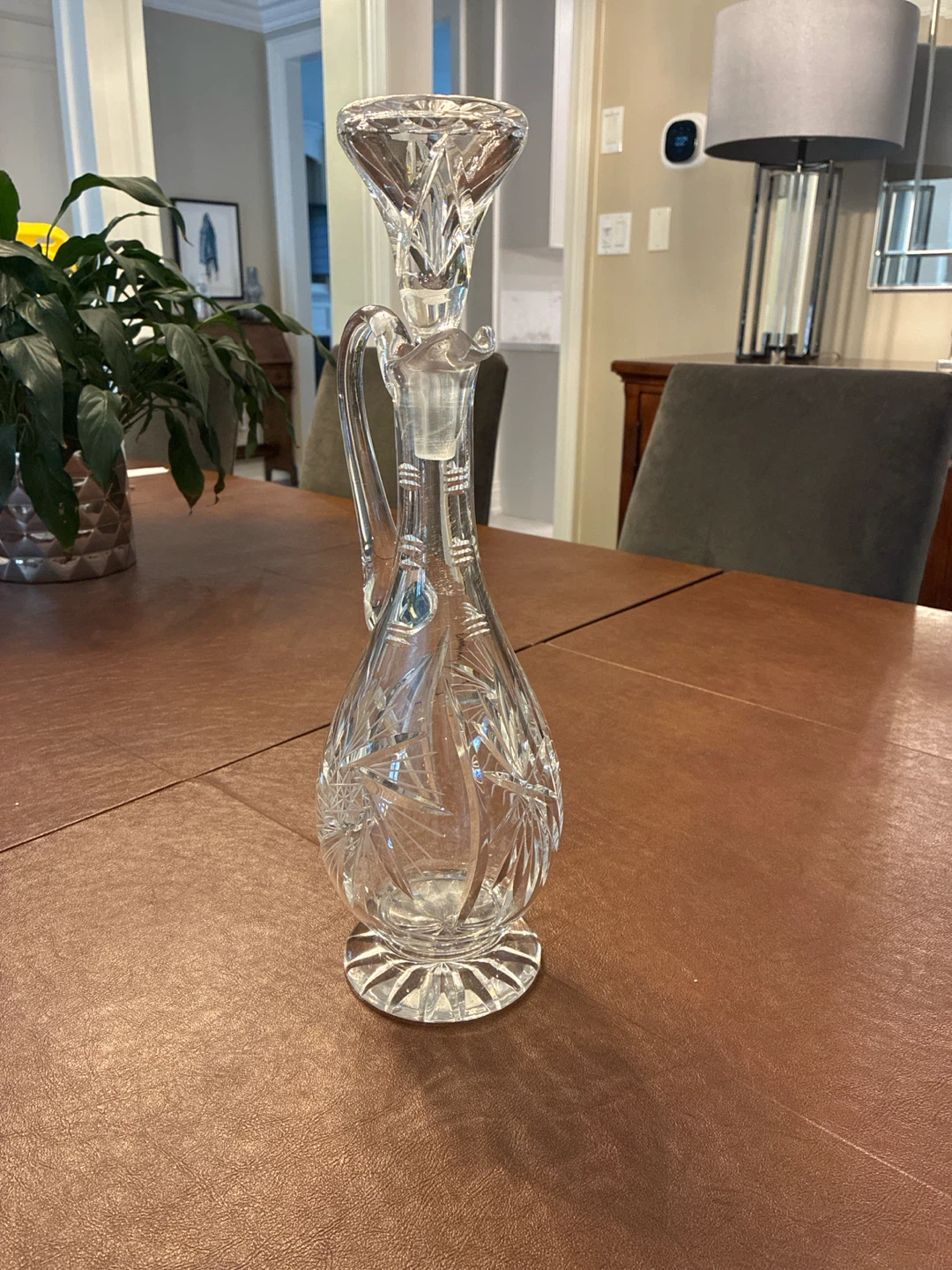 Vintage Cut Crystal Decanter