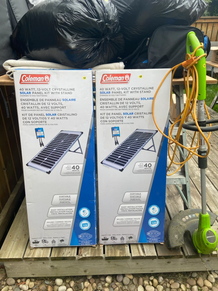 Coleman 40 Watt Crystalline Solar Panel Kit