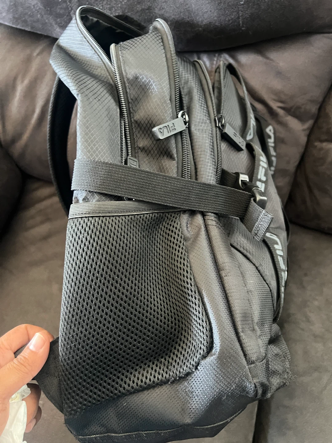 FILA Black Backpack Midland & High School - photo 4
