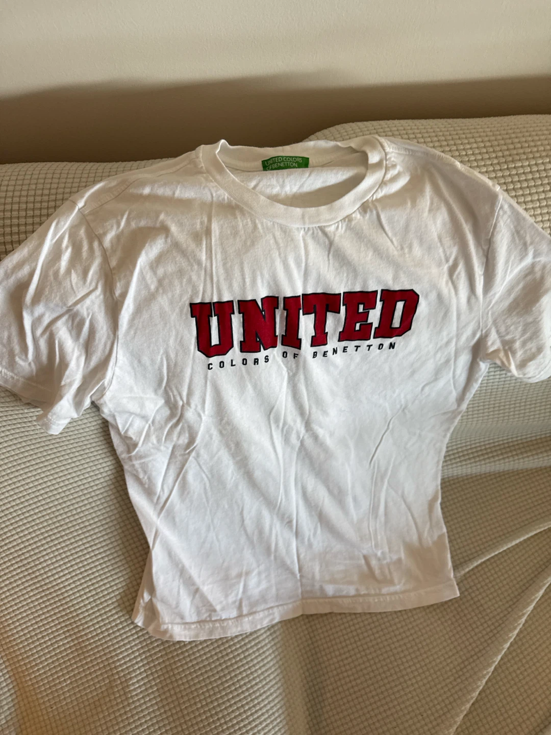 United Colors of Benetton White T-Shirt - photo 4