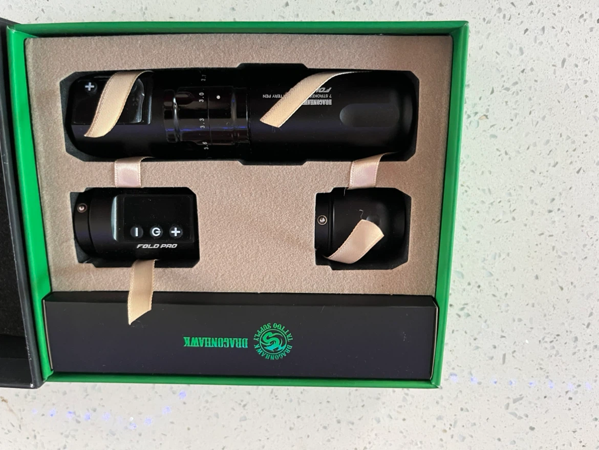 Dragonhawk Fold Pro Wireless Tattoo Pen