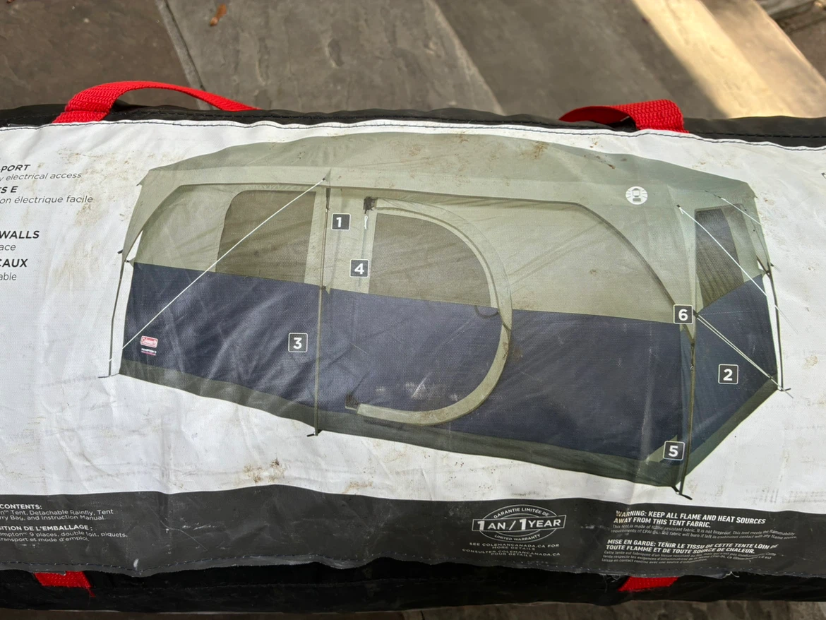 TENT Coleman Hampton 9-Person Cabin 14' x 10' – 2 Room camping - photo 5