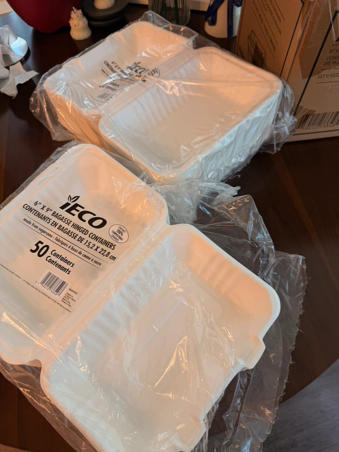 Food Takeout containers 6" x 9" (97Count)