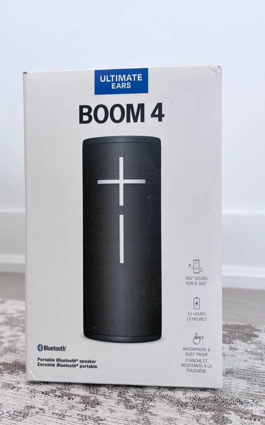 BNIB- Ultimate Ears BOOM 4 Portable Bluetooth Speaker