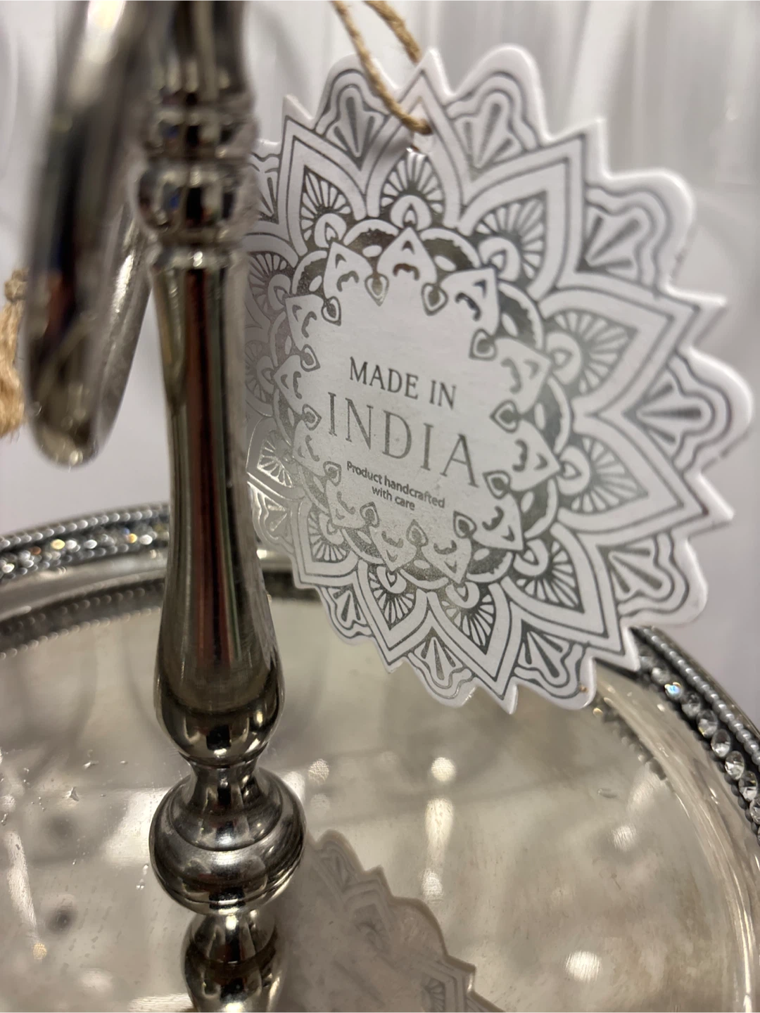 Silver Tone 2-Tier Serving Stand - photo 2