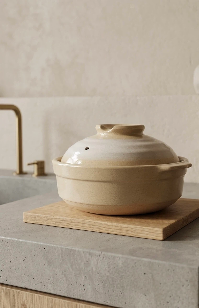 🆕 Japanese Donabe Cooking Pot with Lid