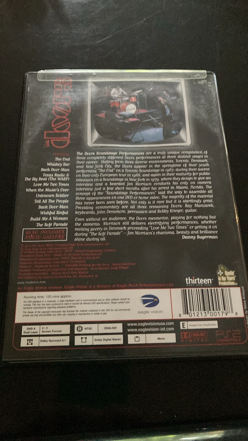 The Doors Soundstage Performances DVD - photo 2