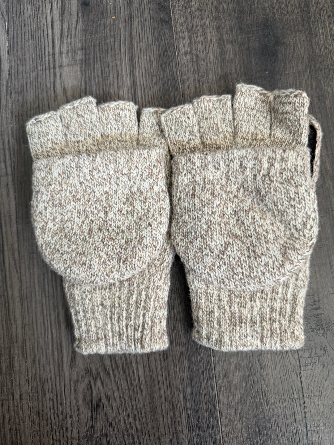 Convertible Mittens with Suede Patches - photo 2