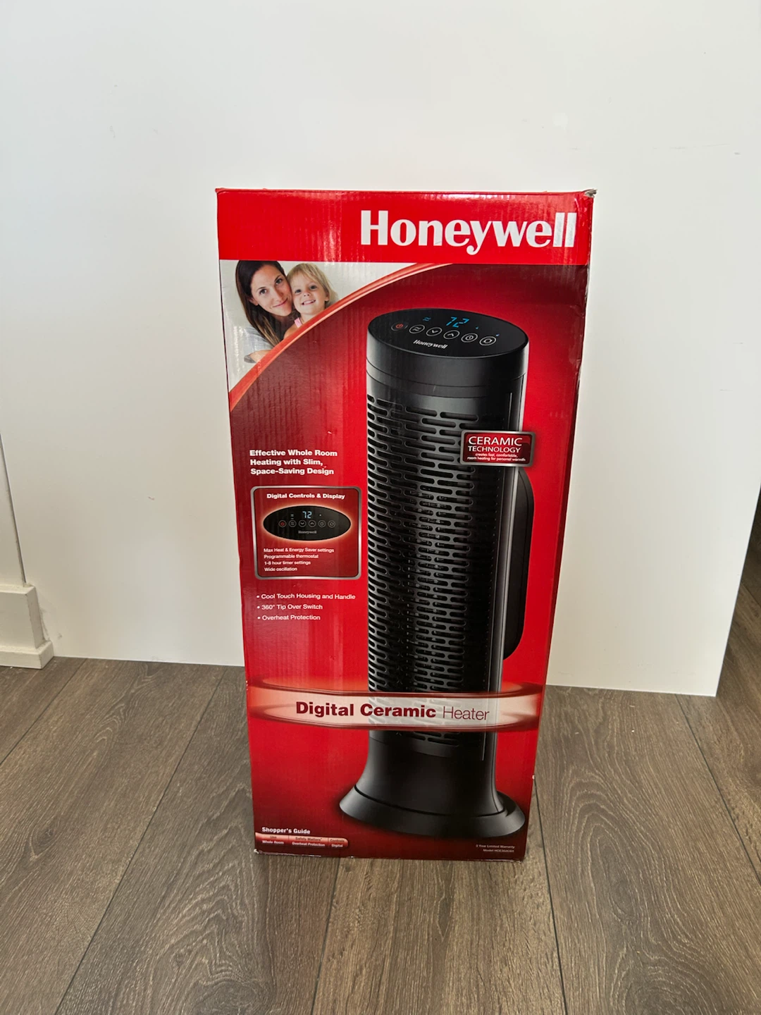 Honeywell Digital Ceramic Heater - photo 2