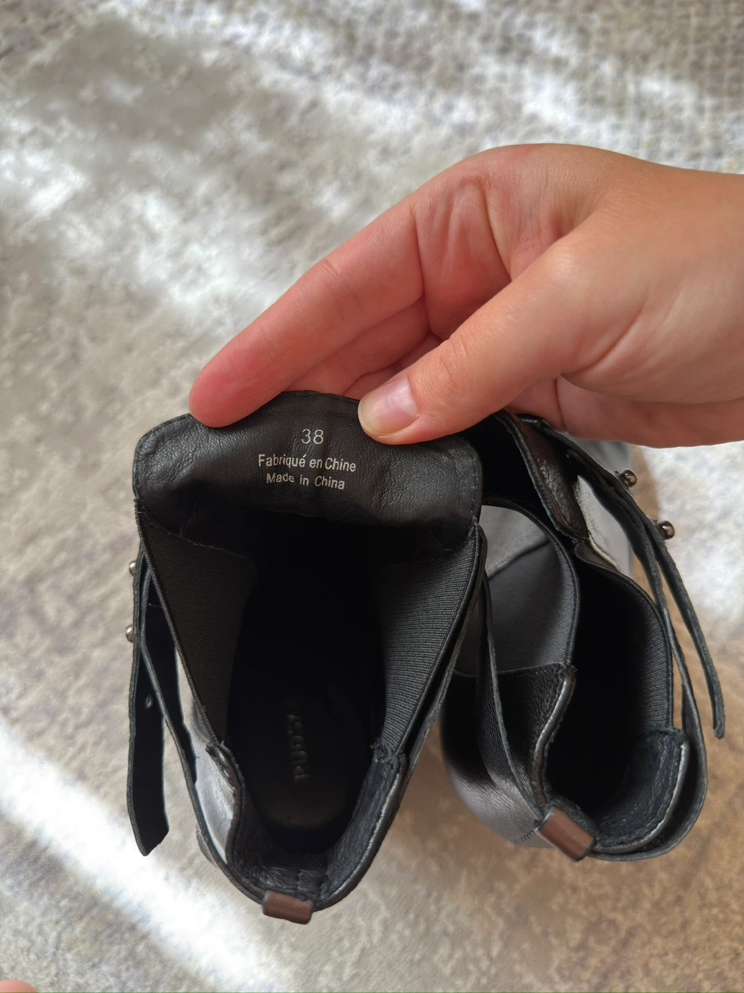 Rudsak Genuine Black Leather Ankle Boots - photo 5
