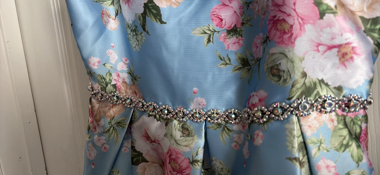 Rare Edition Girls Floral Dress Size 14 - photo 3