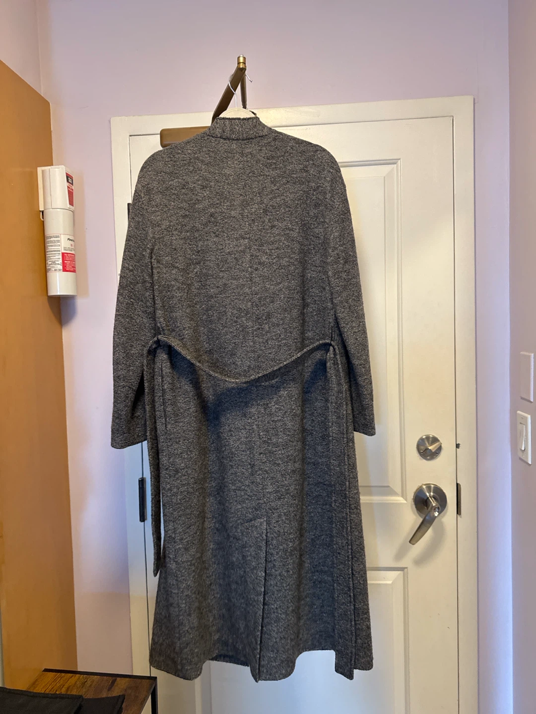 Pure DKNY Grey Wool Coat - photo 2