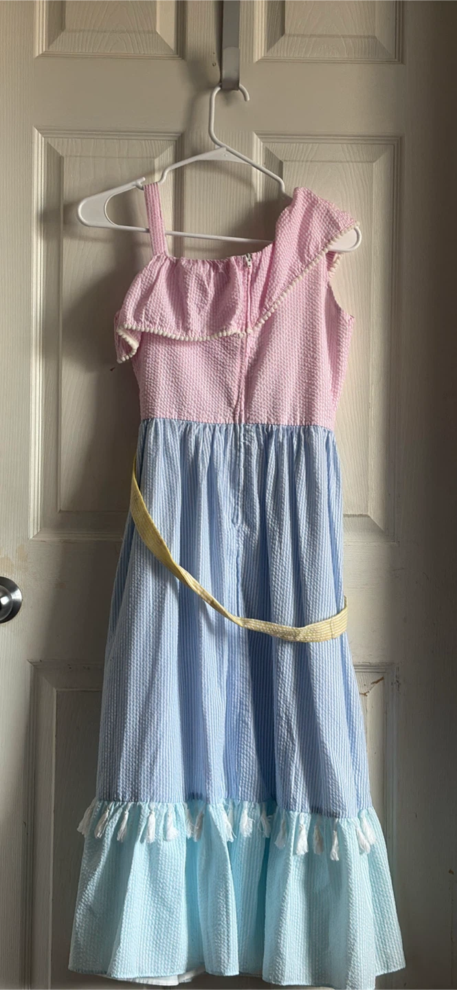 Rare Edition Seersucker Pastel Dress