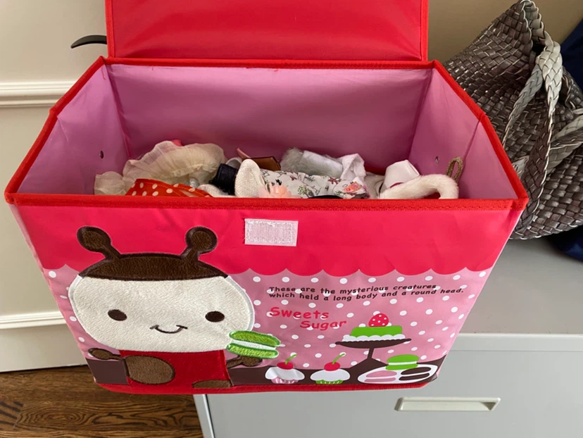 Sweets Sugar Character Storage Box with Doll Clothes - photo 2