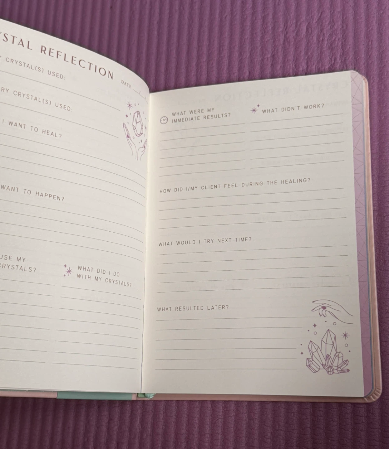 NEW✨Crystal Healing Reflection Journal - photo 4