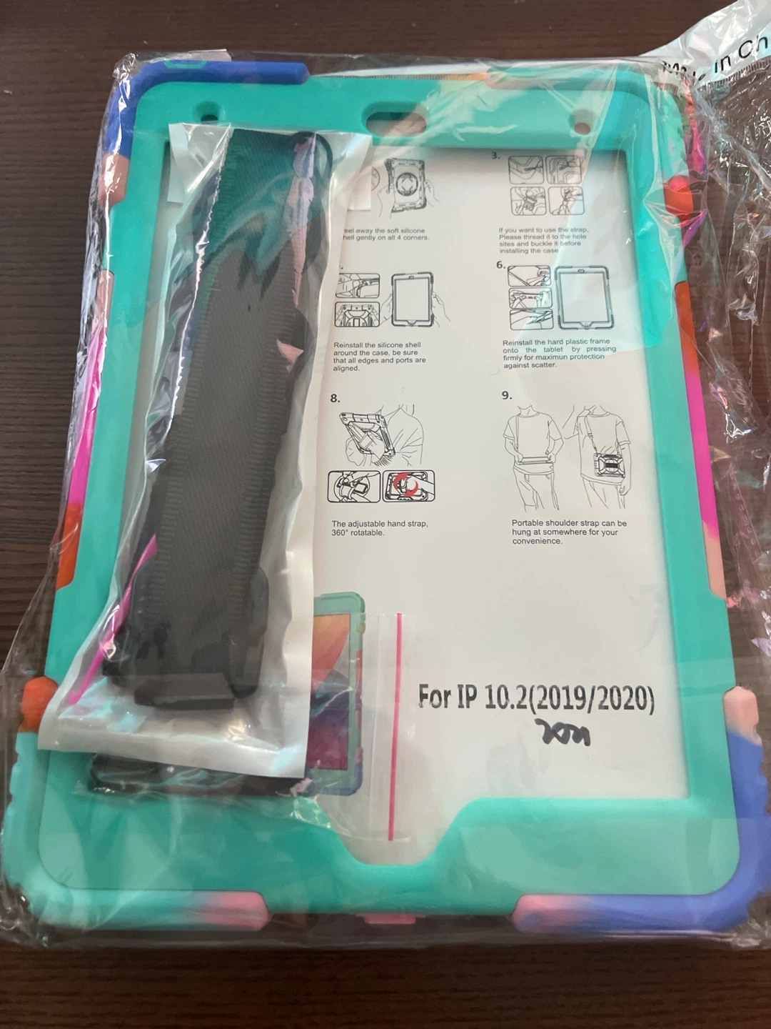 iPad 10.2" Case with Stand and Strap