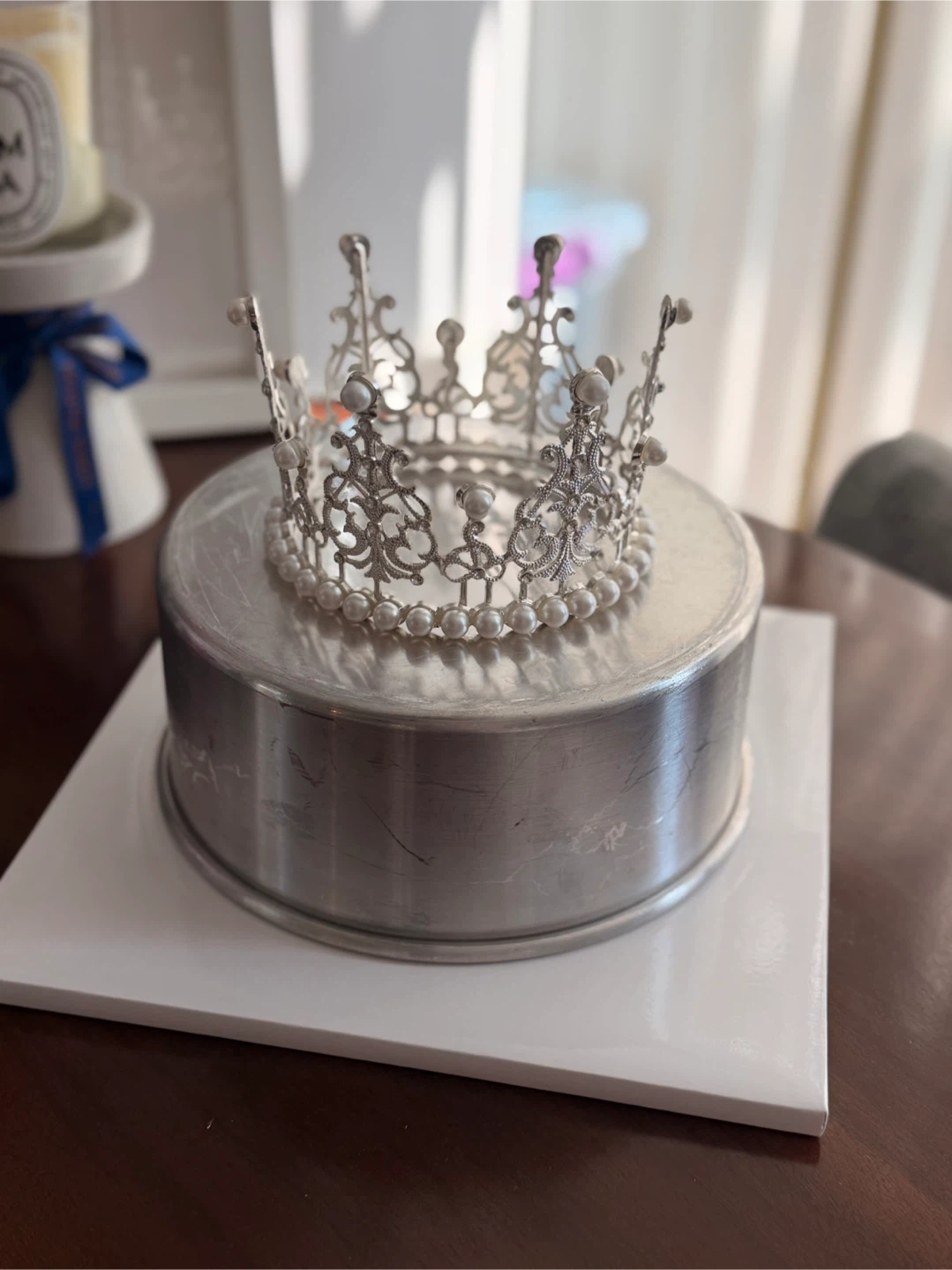 Tiara set( 2 sizes) for cake topper or decorations