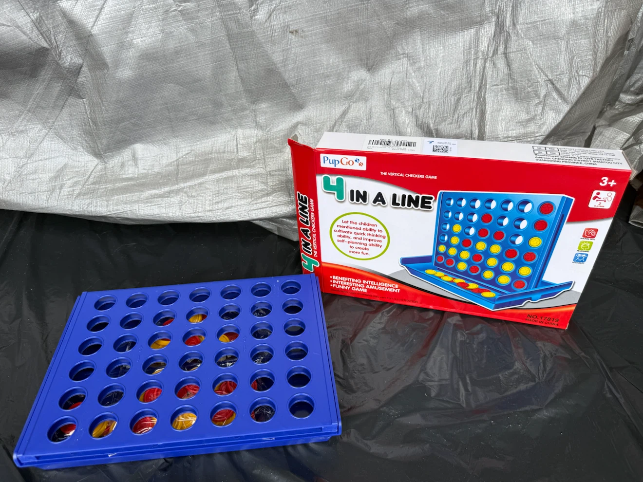 PupGo 4 In A Line Vertical Checkers Game - photo 3