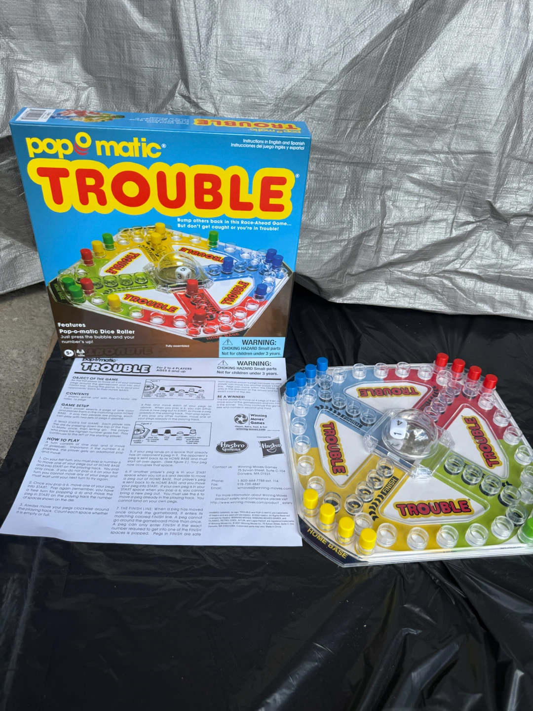 Winning Moves Pop-o-matic Trouble Board Game