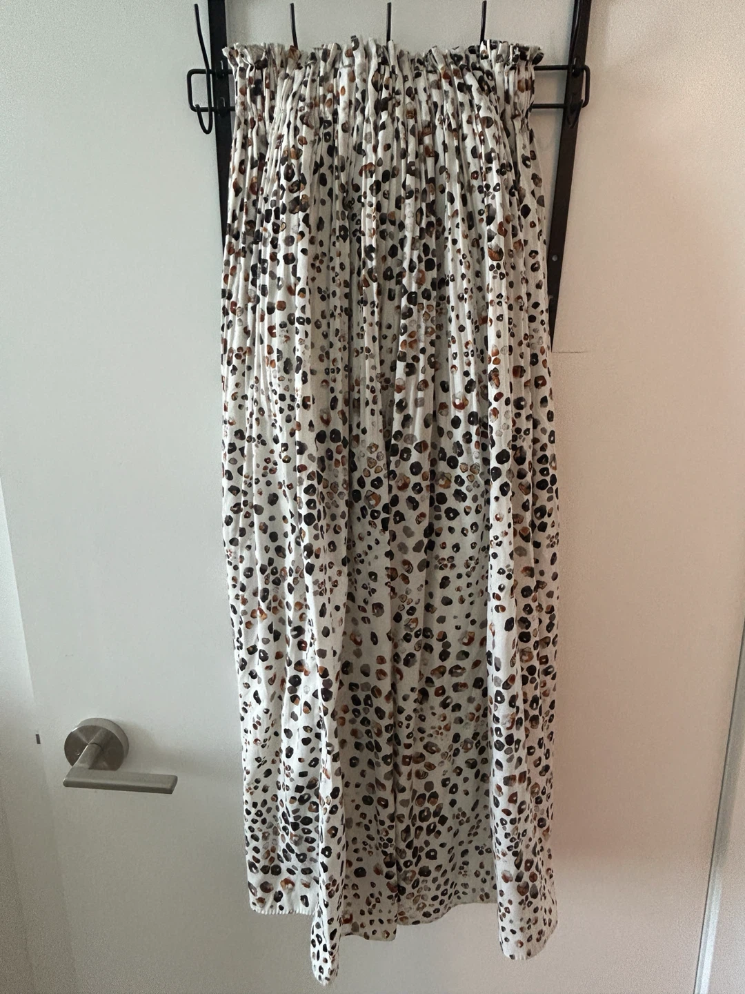 Leopard Print Pleated Midi Skirt - photo 2