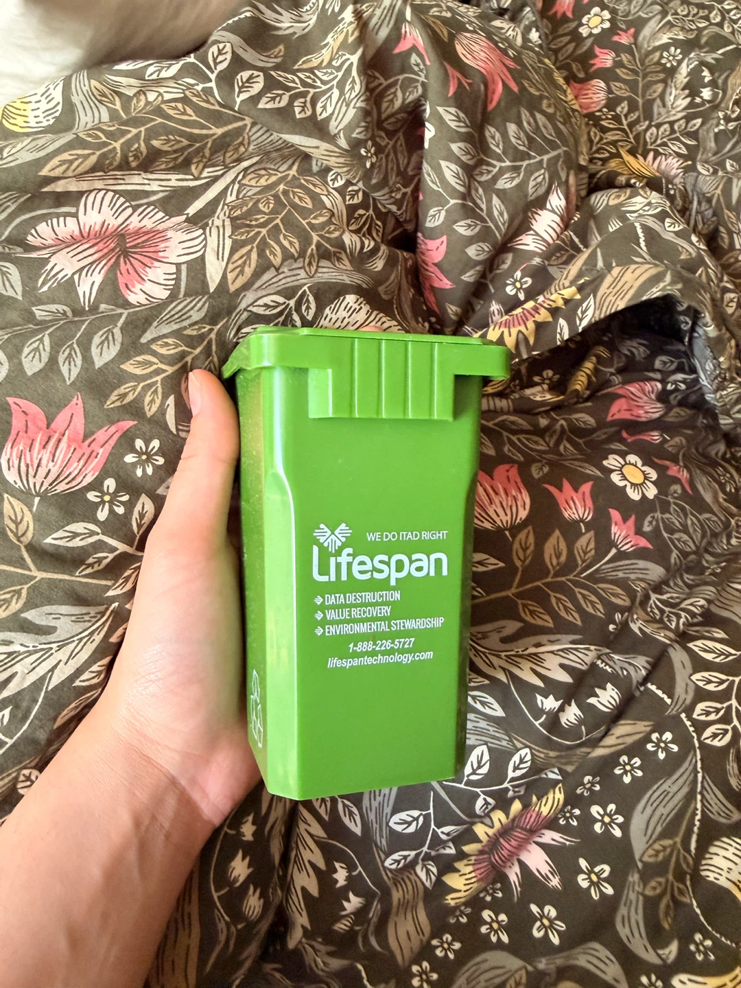 Lifespan Mini Green Recycling Bin