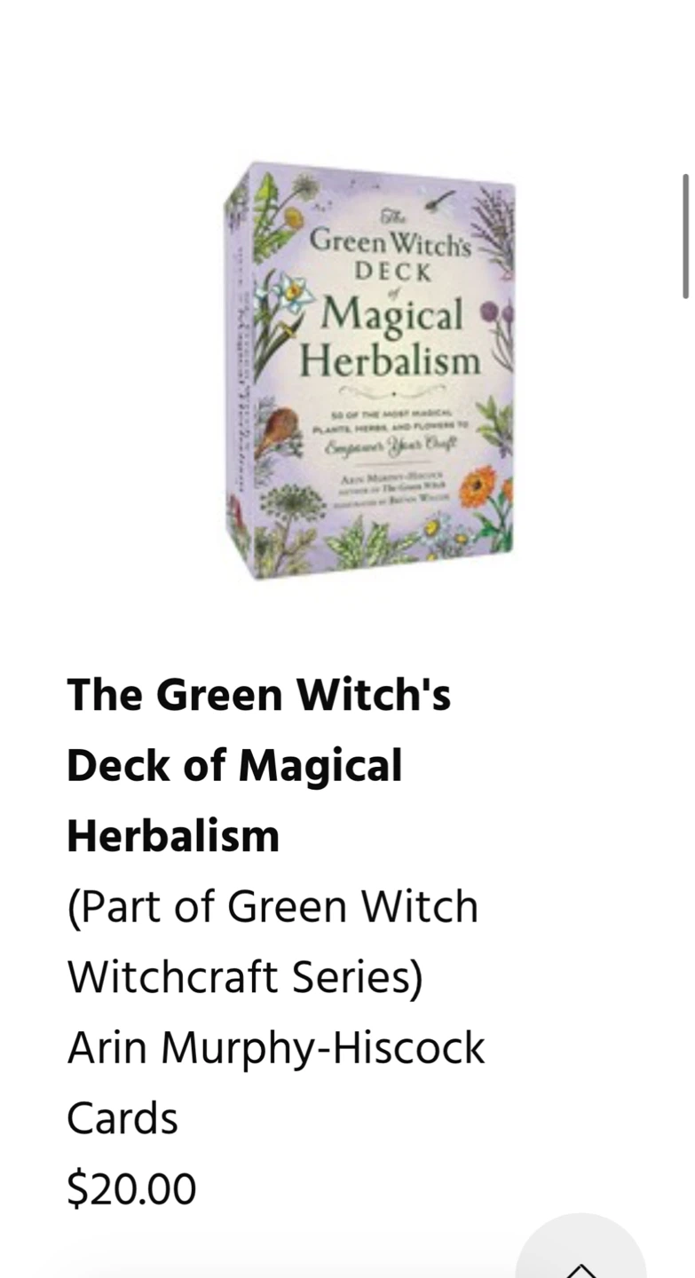 NEW✨The Green Witch's Deck of Magical Herbalism - photo 2