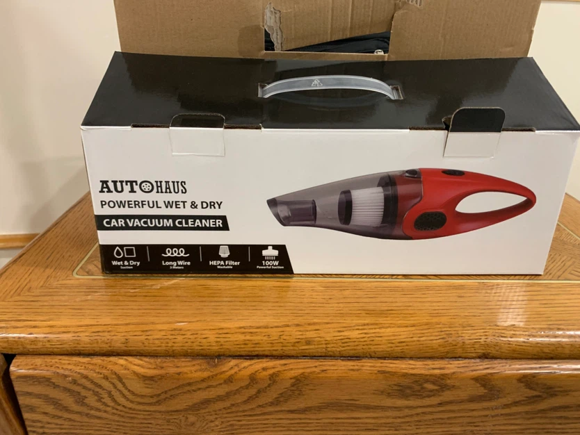 AUTOHAUS Powerful Wet & Dry Car Vacuum Cleaner