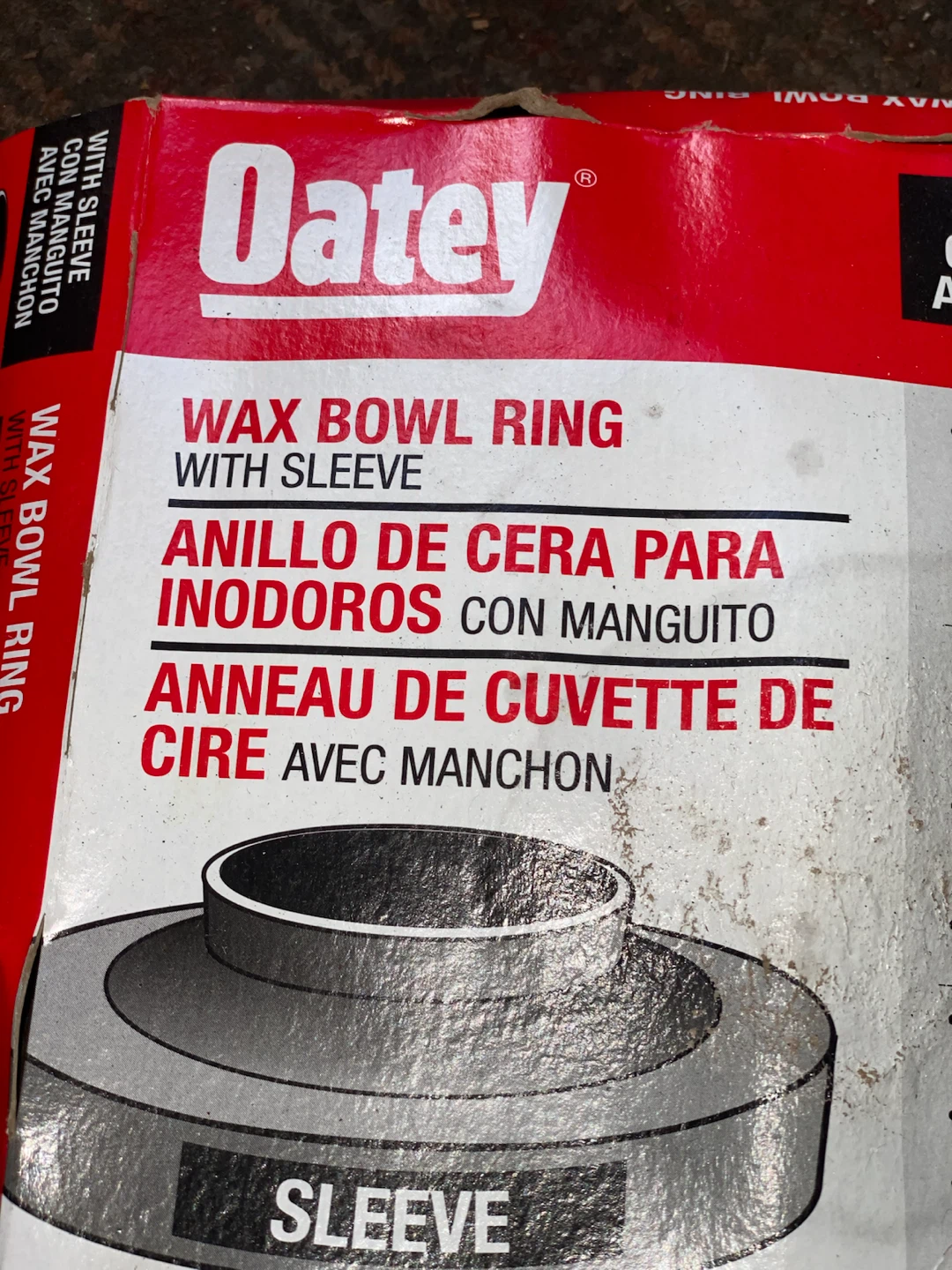Oatey Wax Bowl Ring with Sleeve - photo 2