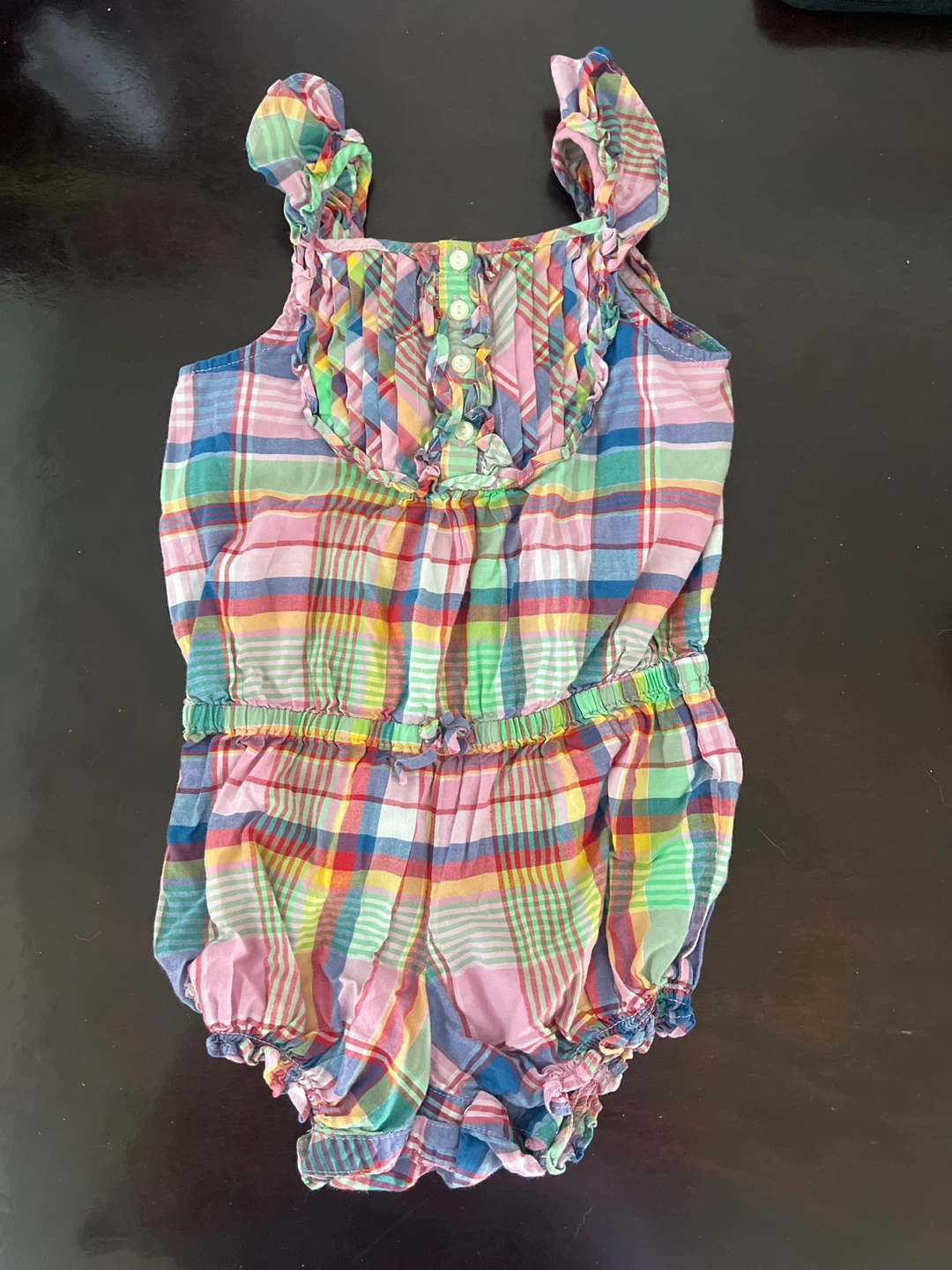 RALPH LAUREN - Plaid Bubble ROMPER - 24 Months Baby / Toddler