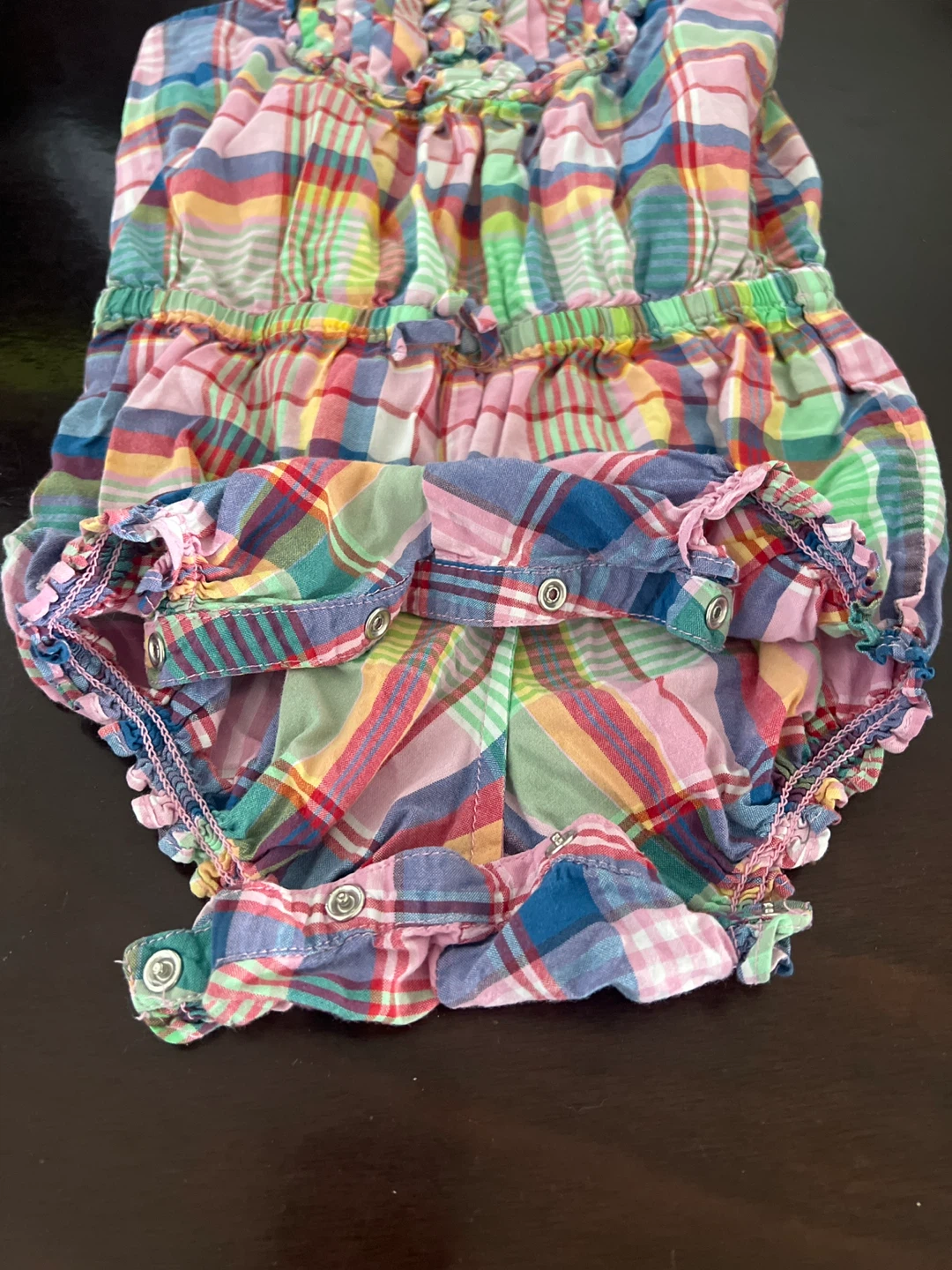 RALPH LAUREN - Plaid Bubble ROMPER - 24 Months Baby / Toddler - photo 3