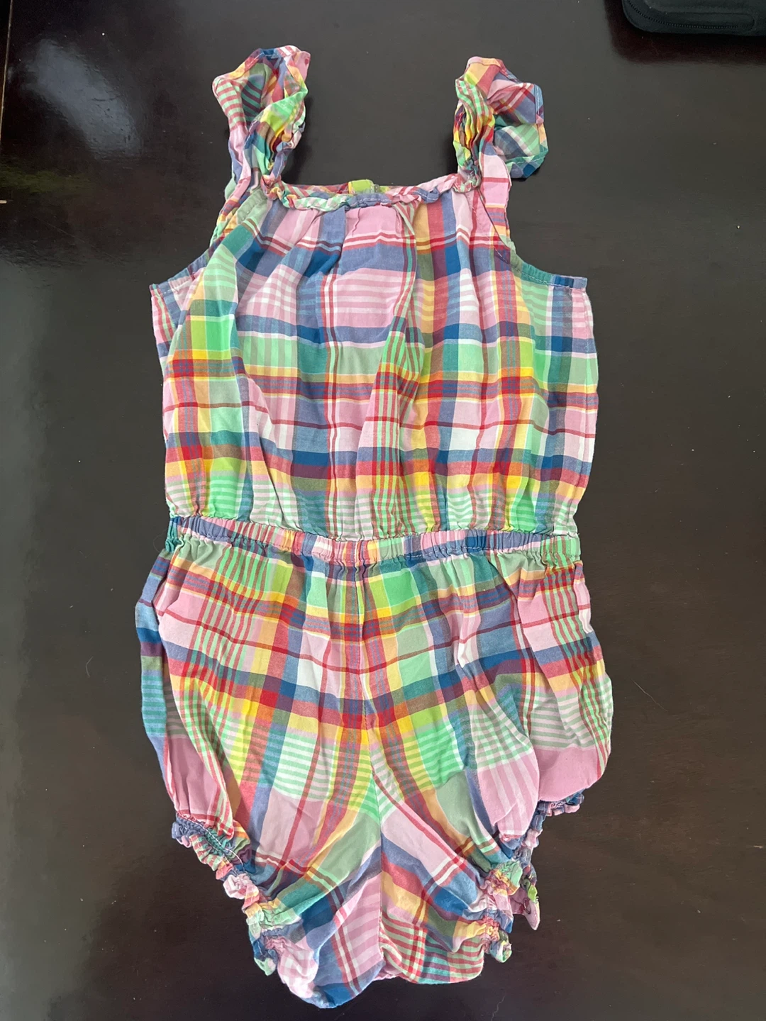 RALPH LAUREN - Plaid Bubble ROMPER - 24 Months Baby / Toddler - photo 4