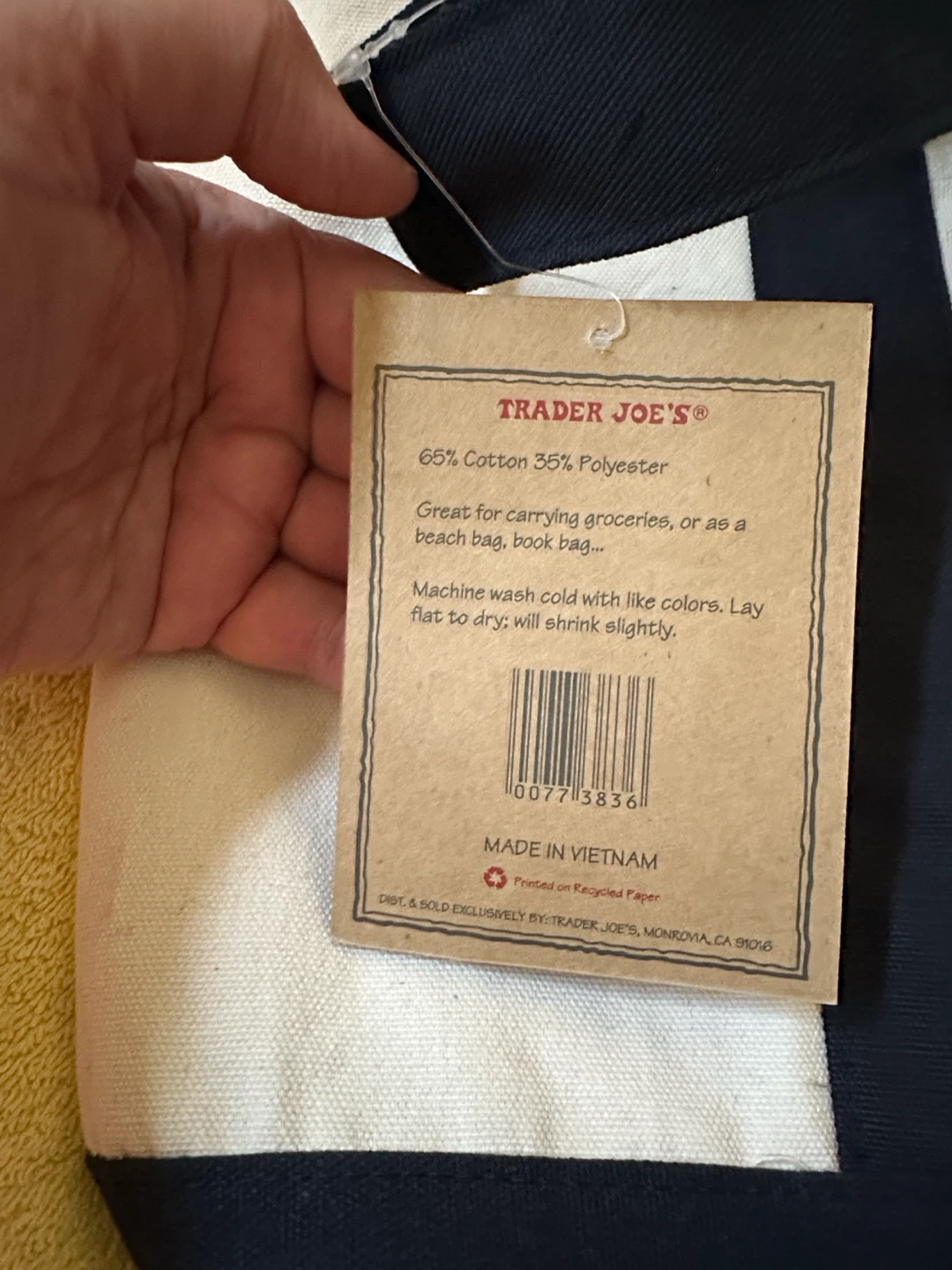 Trader Joe's Reusable Tote Bag - photo 5