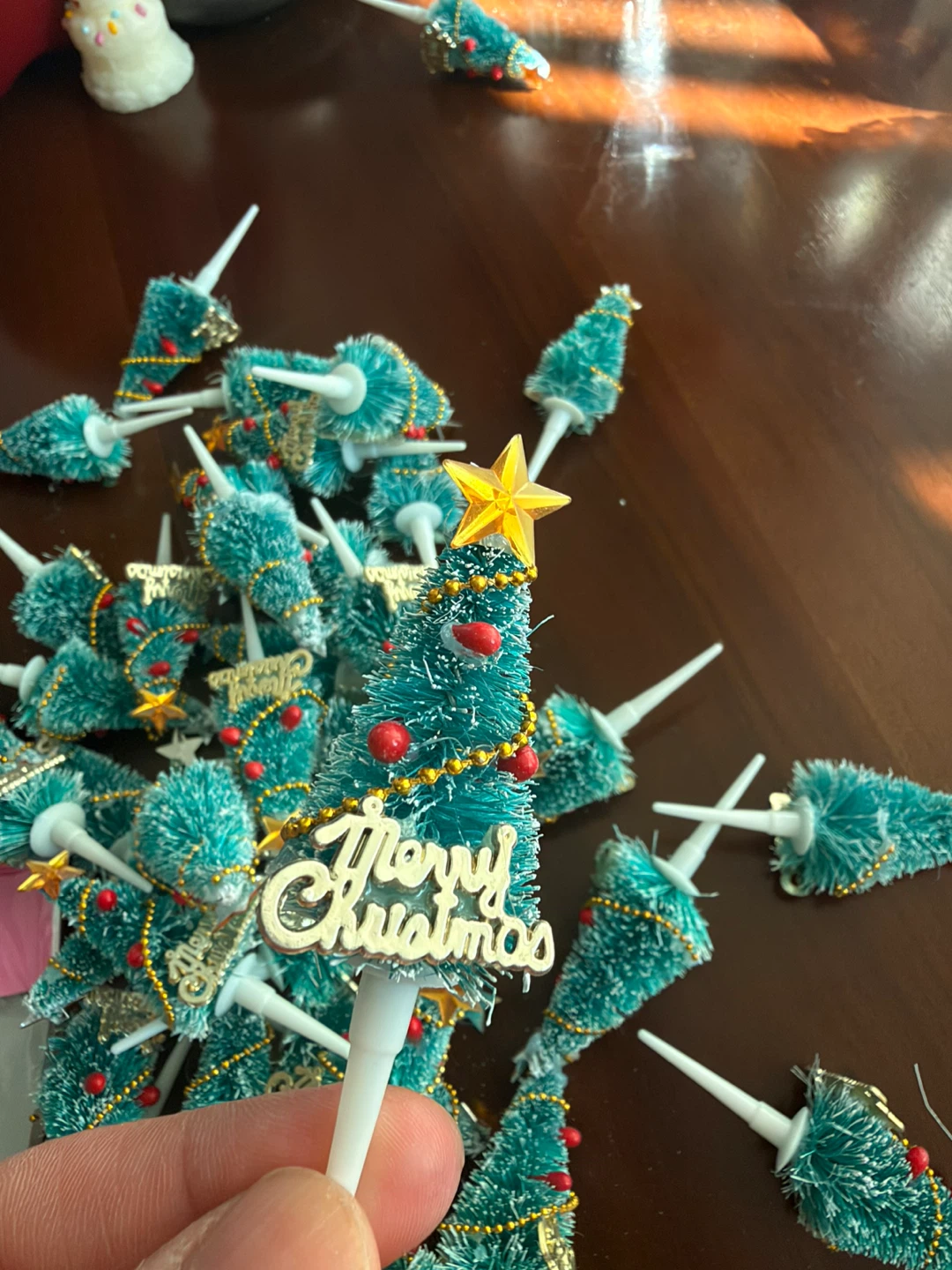 Christmas Wreath & Tree Cake Toppers - photo 2