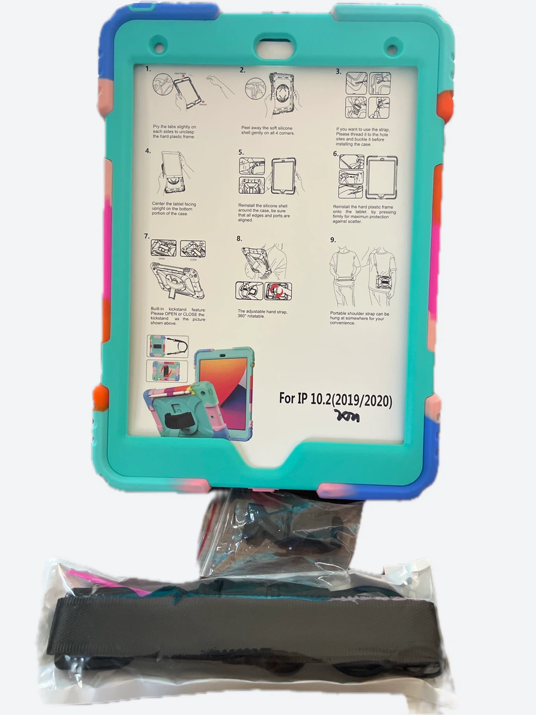 iPad 10.2" Case with Stand and Strap - photo 3