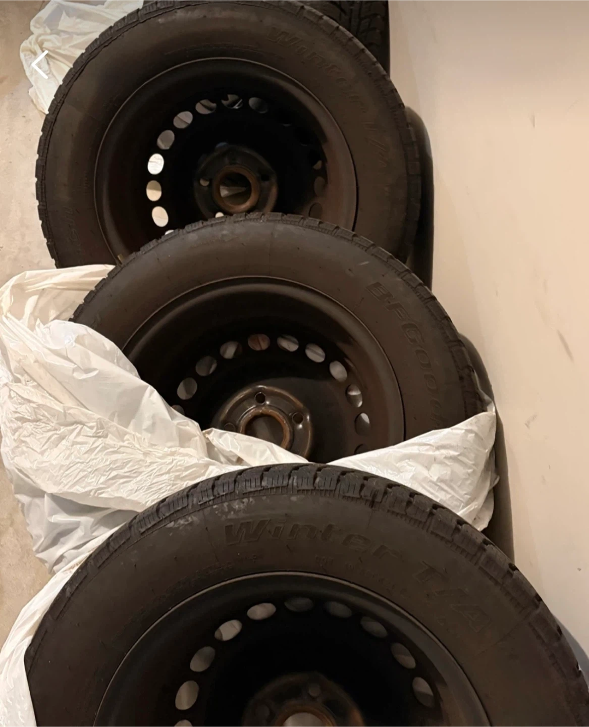 4 Set of BF Goodrich Winter Tires