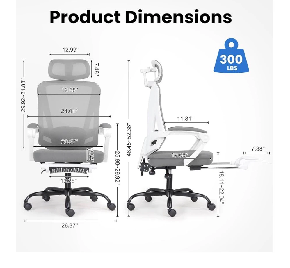 Ergonomic Office Chair with Adjustable Lumbar - photo 3