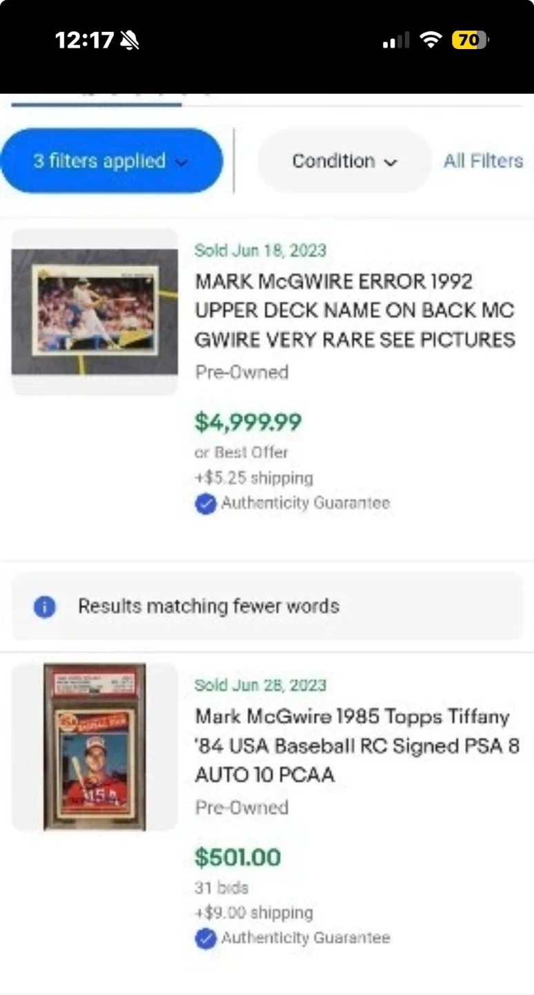 1992 McGuire Error Card - photo 5