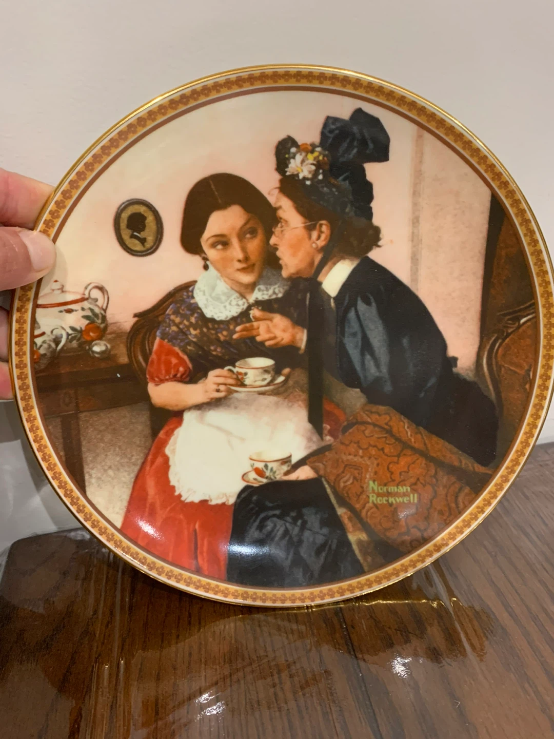 4 Vintage Norman Rockwell Collector Plates - photo 5
