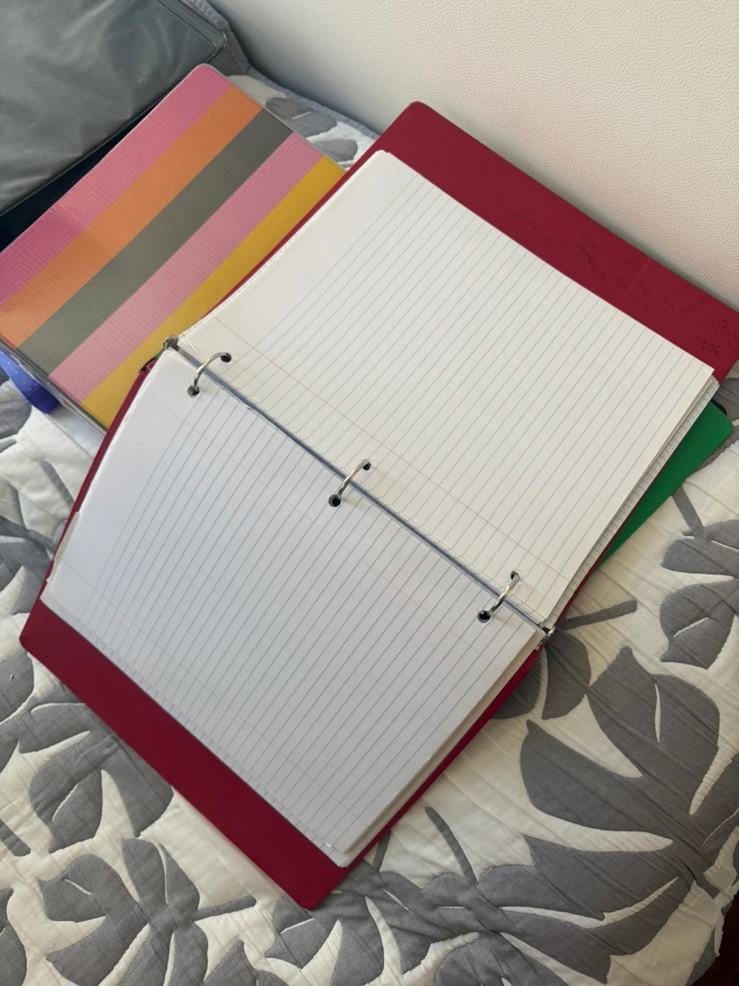 Assorted Binders - Red, Green, Black, Multi-color - photo 2