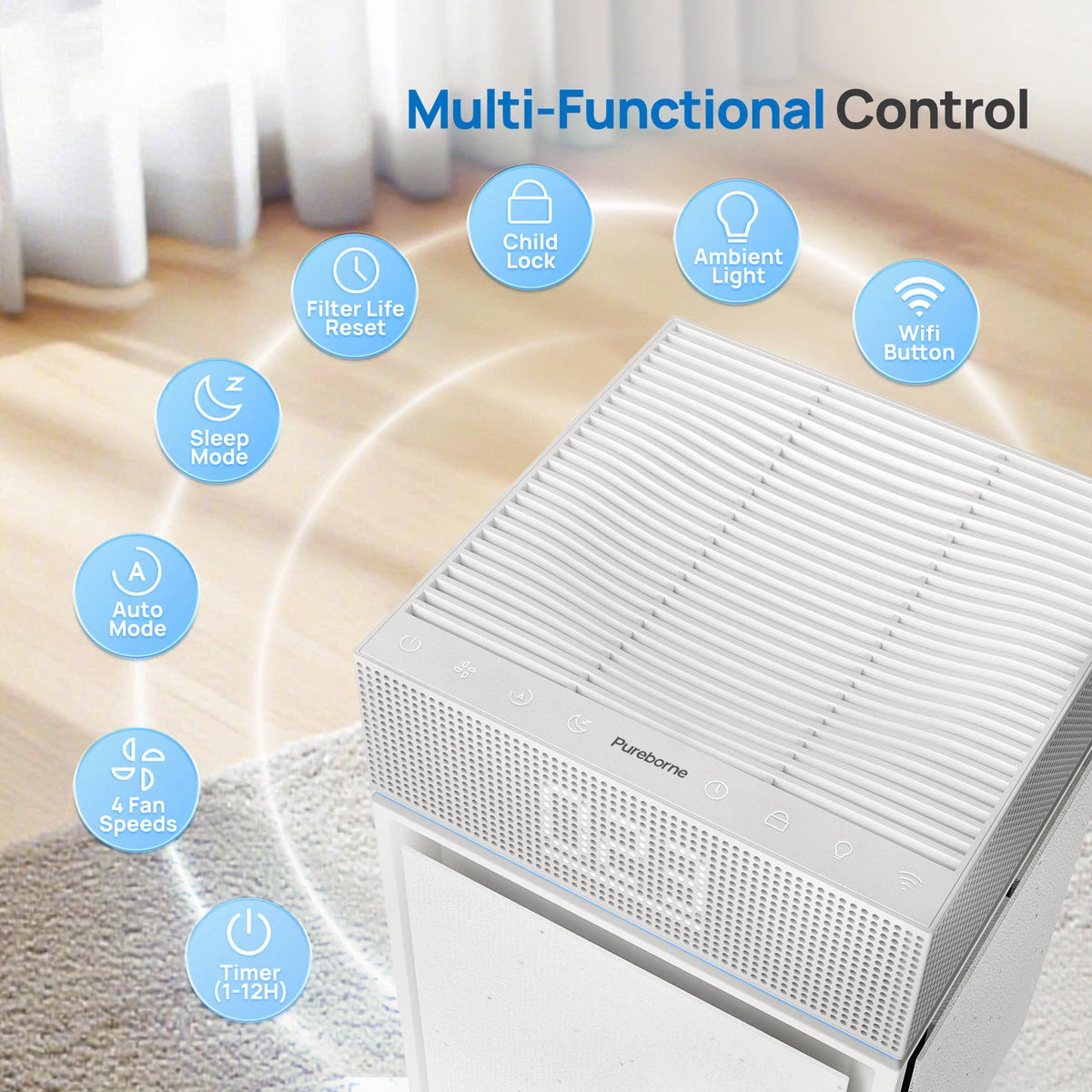 Pureborne PM6866 Air Purifier - photo 5