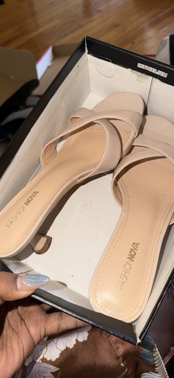 Fashion Nova Nude Sandals