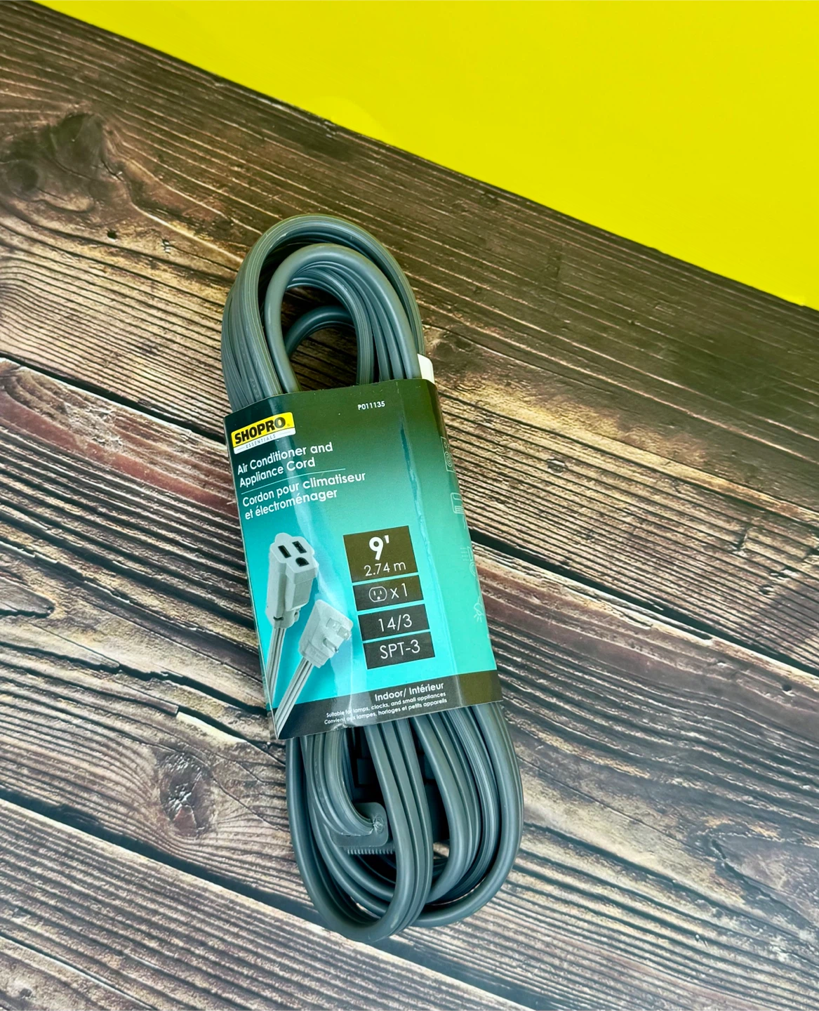New Extension Cord Cord - 9 ft - Shopro Appliance Cord - photo 2