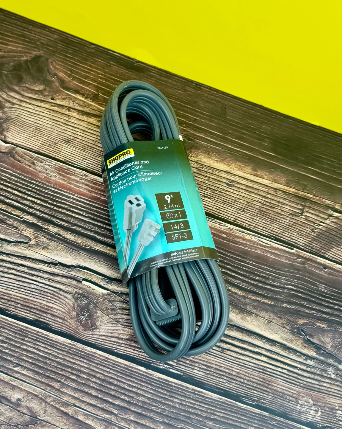 New Extension Cord Cord - 9 ft - Shopro Appliance Cord - photo 3